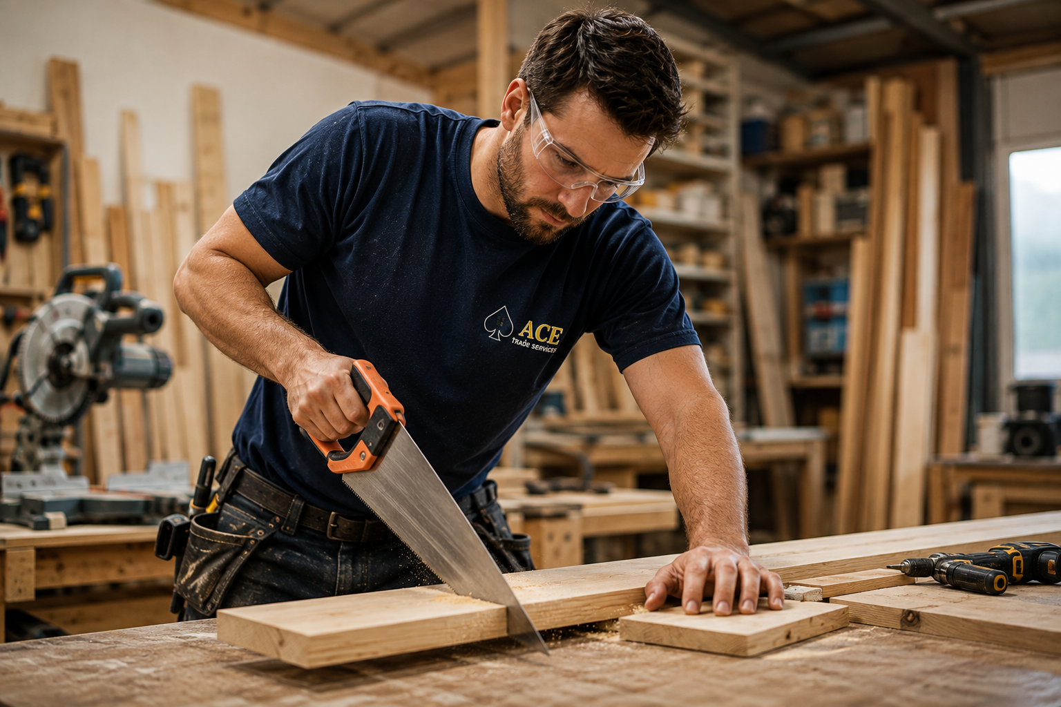 Residential carpentry project